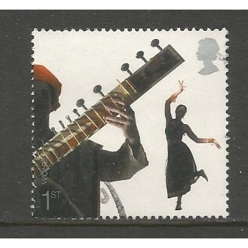 Great Britain 2006 Europa Sounds of Britain: 1st Sitar, used. SG2667