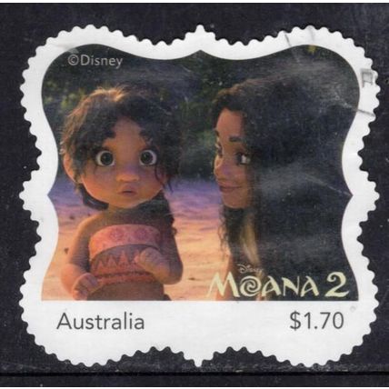 2025: DISNEY, MOANA 2, PART 2, $1.70 USED SELF-ADHESIVE MYSTAMP. 009