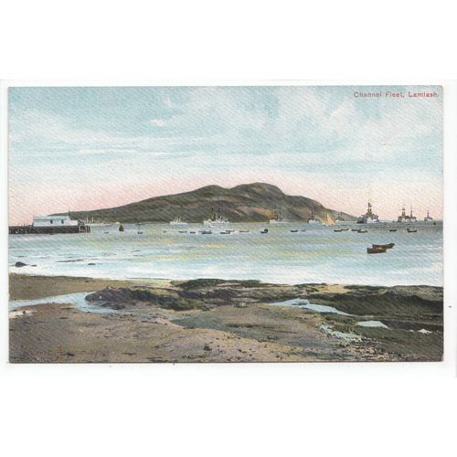 Channel Fleet Lamlash Isle of Arran Ayrshire Postcard R1640