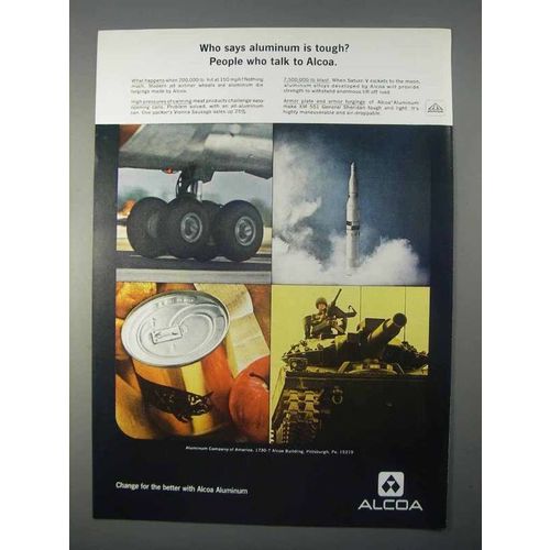 1966 Alcoa Aluminum Ad - Who Says Aluminum is Tough?