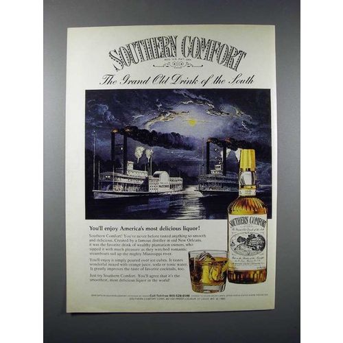 1980 Southern Comfort Liquor Ad - Grand Old Drink
