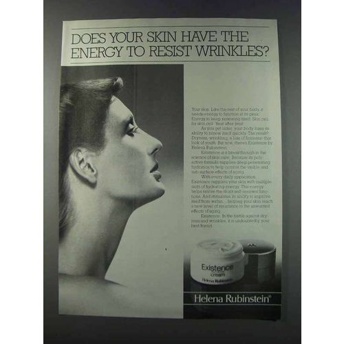 1981 Helena Rubinstein Existence Poly-Active Cream Ad