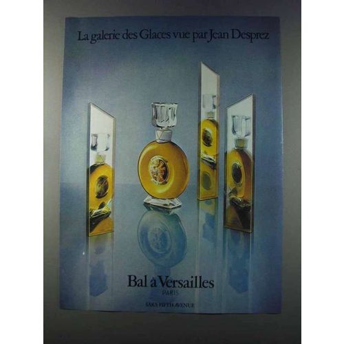 1981 Jean Desprez Bal a Versailles Perfume Ad