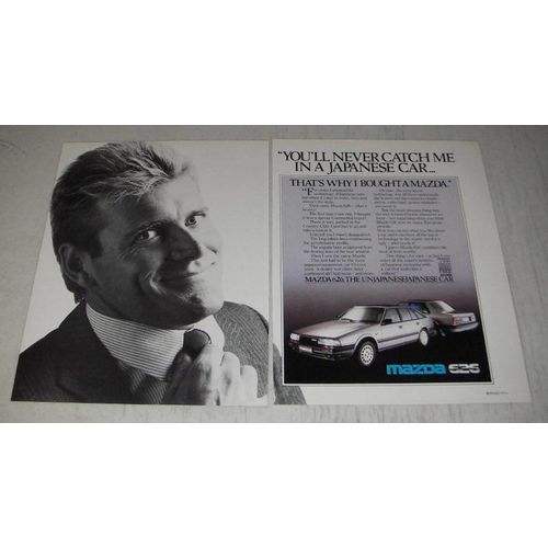 1987 Mazda 626 Car Ad - You'll never catch me in a Japanese car