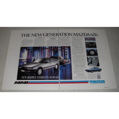1987 Mazda 626 Car Ad - Its simply streets ahead