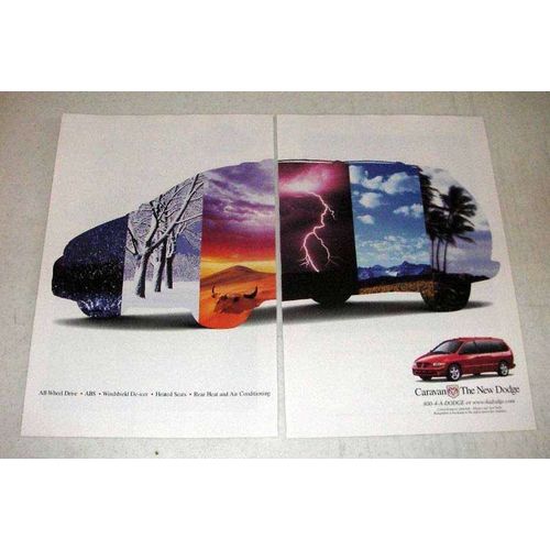 1998 Dodge Caravan Minivan Ad - The New Dodge