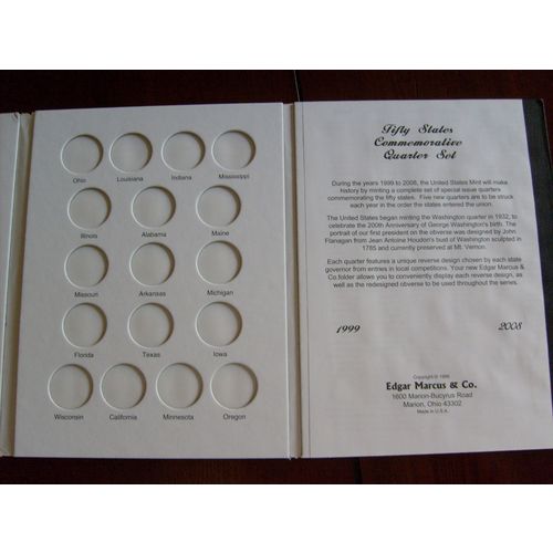 State Quarter Complete Collection Plus a Collector's Book