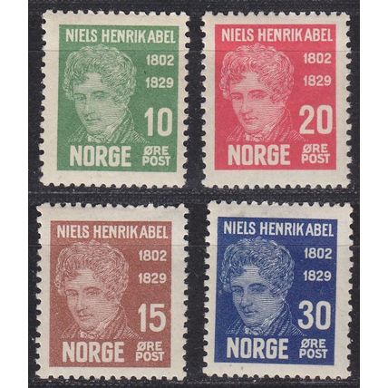NORWEGEN NORWAY [1929] MiNr 0150-53 ( */mh )