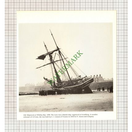 9480) The Luna Shipwreck Whitley Bay - Cutting