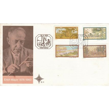 South Africa 1976 Erich Mayer FDC Special Cancel unaddressed VGC