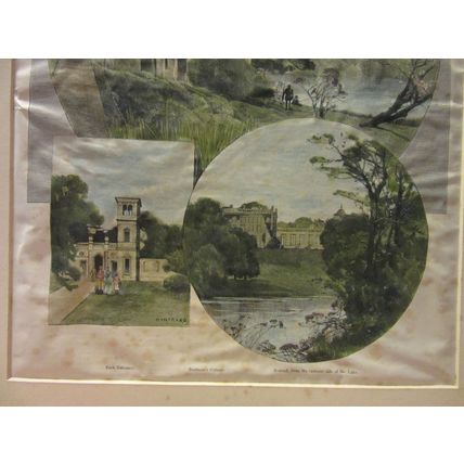 BOWOOD, CALNE, WILTSHIRE framed page June, 1886 THE ILLUSTRATED LONDON NEWS =