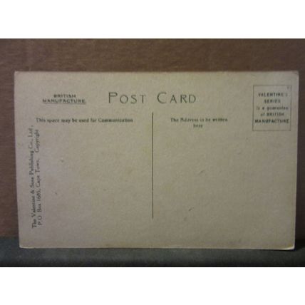 A NATIVE hut. AFRICA unused vintage postcard by Valentine =