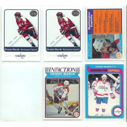 Dennis Maruk 5x card lot