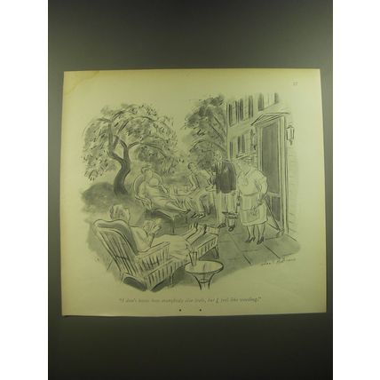 1946 Cartoon by Helen E. Hokinson - I don't know how everybody else feels
