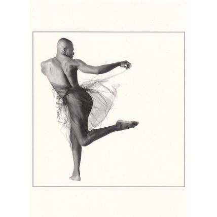 Male African Ballet Dancer In Petticoat Cross Dressing Gay Interest Postcard