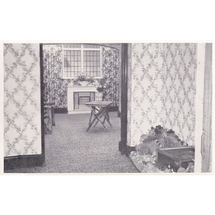 Lloyd Memorial Hall Reception Hall Caxton Kent Postcard