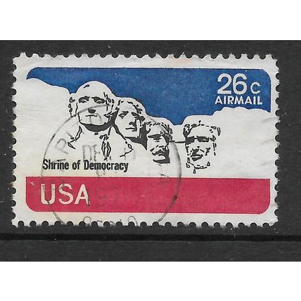 USA 1974 AIR 26c MT RUSHMORE NATIONAL MEMORIAL SG A1522 FINE USED