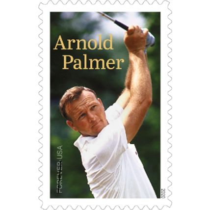 Arnold Palmer Golfer Sheet of 20 - Current Rate Stamps Scott 5455 - Stuart Katz
