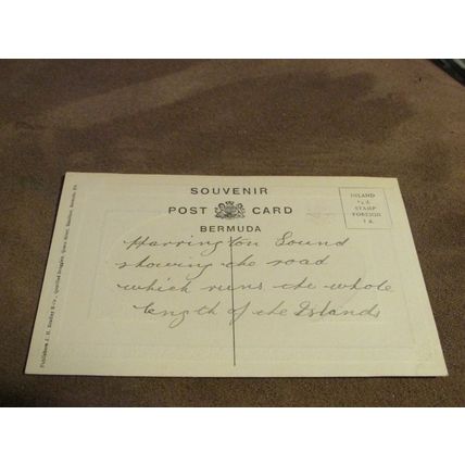 Early Postcard - Harrington Sound scene - Bermuda