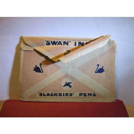 SWAN PENS publicity envelope for S. WOODLAND OF SELSEY-ON-SEA, SUSSEX =