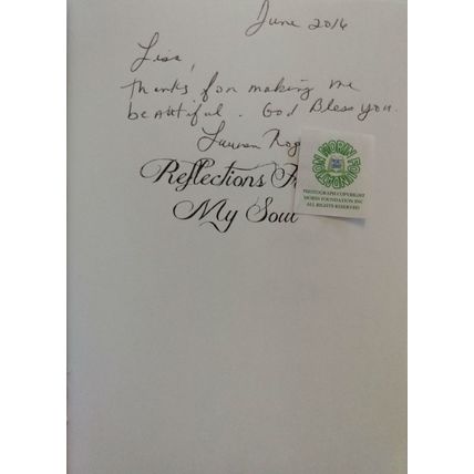 SIGNED REFLECTIONS FROM MY SOUL PRIVATE PRESS POETRY by LAUREN ROGERS
