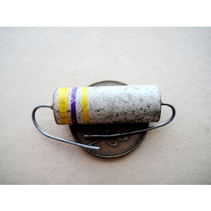 470KΩ Carbon Ceramic Erie 5 Watt Resistors x5. New Old Stock. For Valve Amp