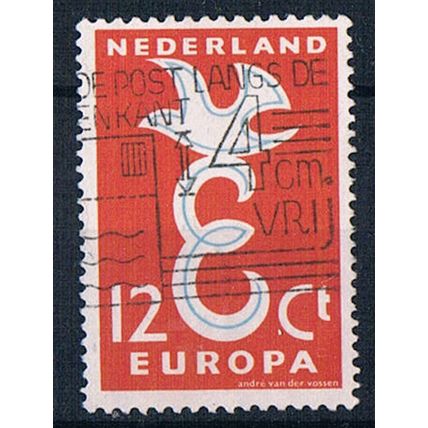 Netherlands 1958 SG868 ne185 Europa 12c Used Stamp