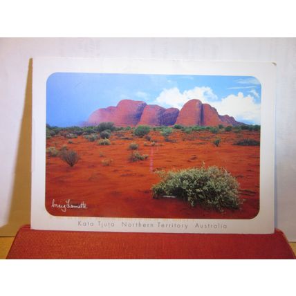 KATA TJUTA, NORTHERN TERRITORY, AUSTRALIA used large postcard. 2005 pm. =