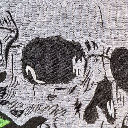 Very Large Skull Iron On Patch Mushrooms 29 cm x 27 cm Back Patch Biker P695