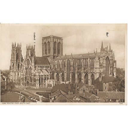 PC17197 York Minster From South East. No 23447. 1956