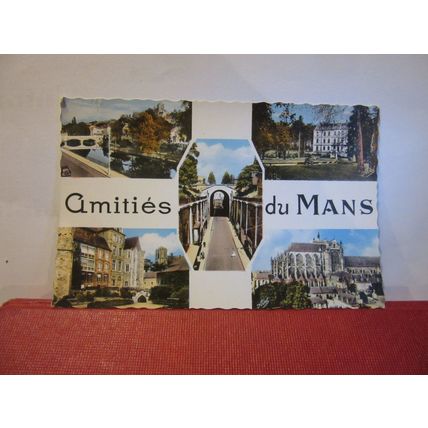 multiview, LE MANS, FRANCE unused postcard =