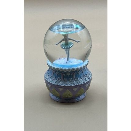 The Disney Store 00’s Tinker Bell Ballerina Miniature Mini Snow Globe Figurine