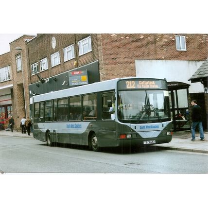 Colour Photo of South West Coaches Ltd. - YEZ 6693 ex Speedlink Airport Services