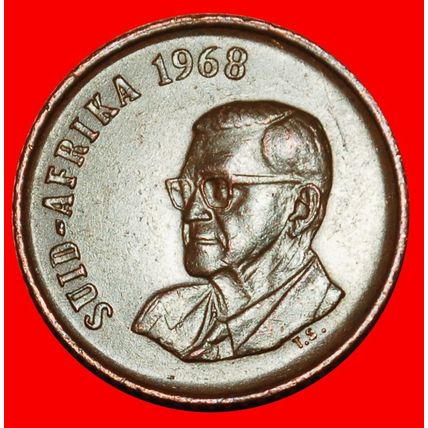 Ⰶ PRESIDENCY 1961-1967 SWART 1894-1982: SOUTH AFRICA★1,1968★LOW START★NO RESERVE