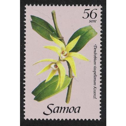 Samoa Orchid 'Dendrobium vaupelianum Kraenzl' 56 sene 1985 MNH SG#689