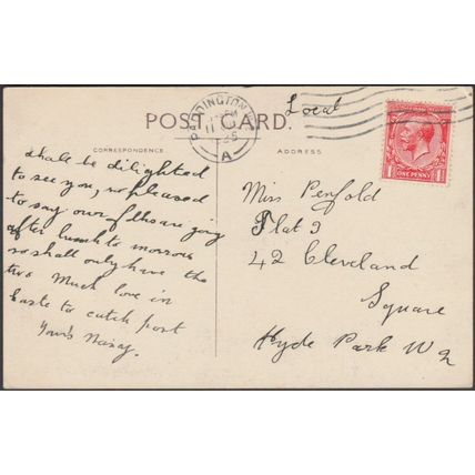 General View, Eastbourne, Sussex, 1925 - Postcard