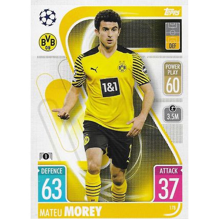 Match Attax UCL/UEL/UECL 2021-22: Borussia Dortmund, Defender - Morey