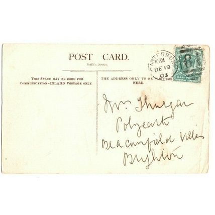 Postcard St Martin's Church & Canterbury Cathedral & CANTERBURY 84 Duplex 1905
