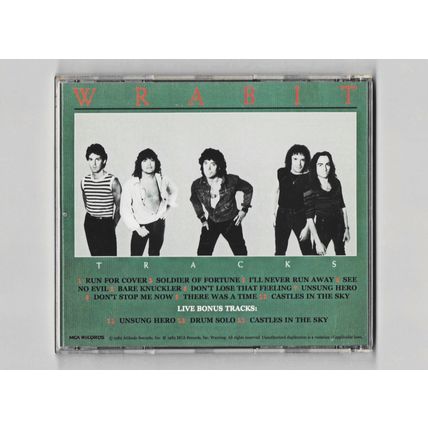 Wrabit - Tracks CD 1982 (Canadian release) featuring Lee Aaron's guitarist