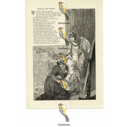 Wearer & Maker, Romantic Poetry, Book Illustration (Print), 1884