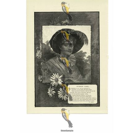 Summer Gone, Romantic Poetry, Book Illustration (Print), 1884