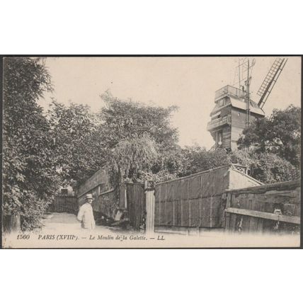 Le Moulin de la Galette, Paris, 1920 - Lévy CPA LL1560