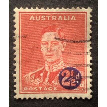 AUSTRALIA 1941 SG 0200 USED SURCHARGES