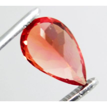 4.60 Ct Natural Mandarin Orange Peach Garnet Pear Cut Loose Gemstone