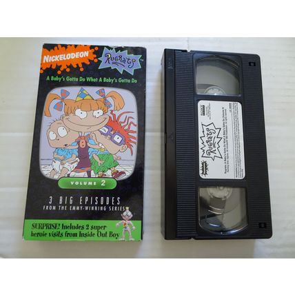 Rugrats A Baby's Gotta Do What a Baby's Gotta Do - Vol 2 - VHS Tape 1993 - 3 Epi