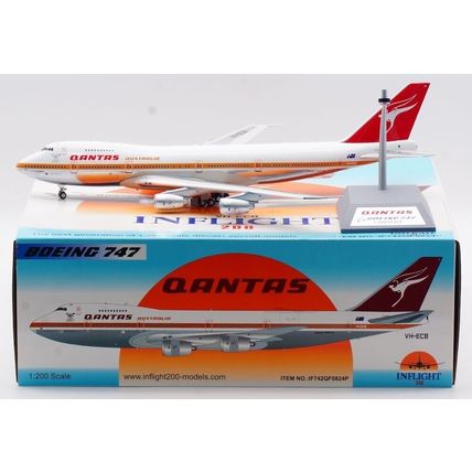 B747-238BM QANTAS "KOALA EXPRESS" REG: VH-ECB - INFLIGHT 200 IF742QF0824P 1/200