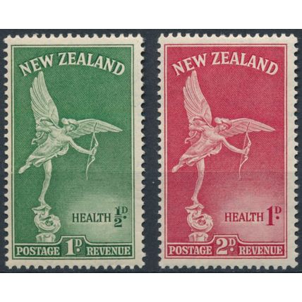 Health Stamps - New Zealand 1947 - NM H - SG 690/1