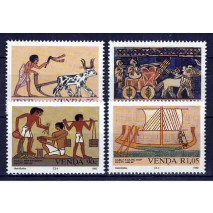 South Africa Venda 245-248 MNH Egypt Inventions Zayix Stamps 0325S129M