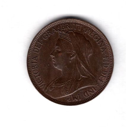 Great Britain. Victoria. Halfpenny 1901. dy15426