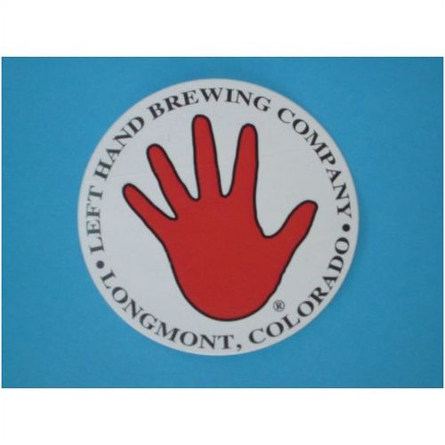 Left Hand Brewing Company beer sticker Red Left Hand Longmont Colorado
